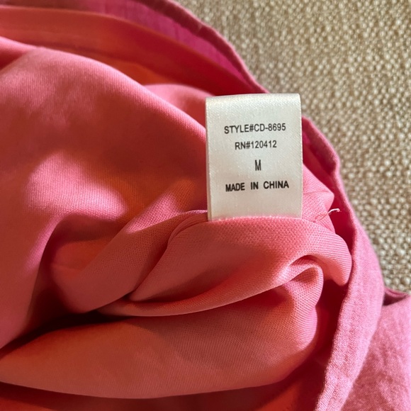 American Threads Pink Wrap Mini Dress - Picture 6 of 6